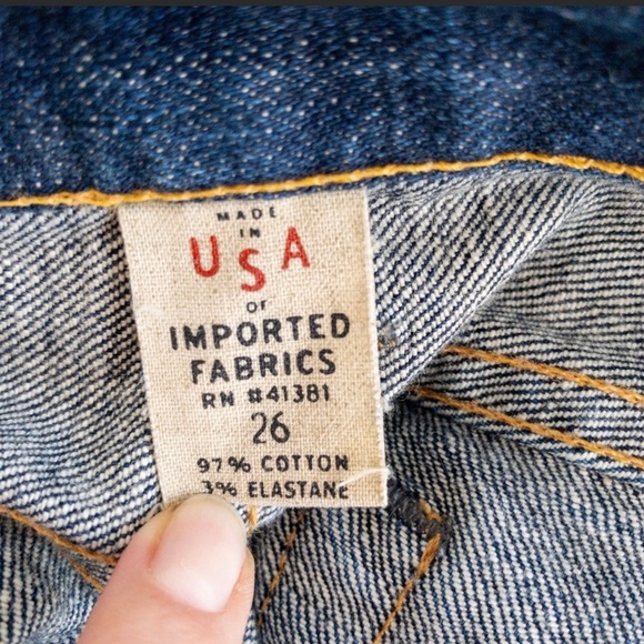 RRL Japan SELVEDGE DENIM size 26 skinny fit - Picture 3 of 6